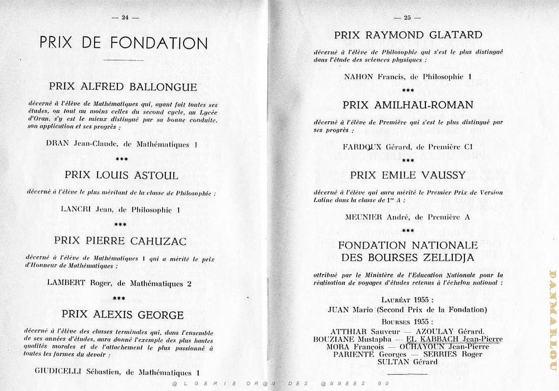 LYCEE LAMORICIERE DISTRIBUTIONS PRIX  29 JUIN 1955   (15).JPG